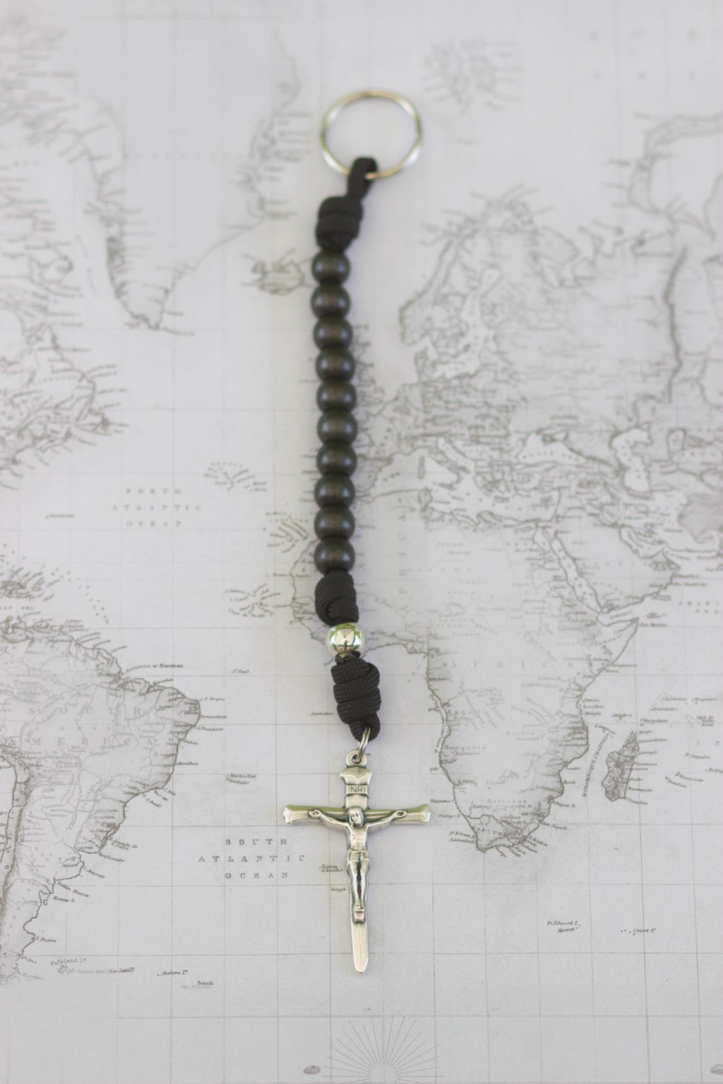 Iron Sharpens Iron Decade Keychain Rosary