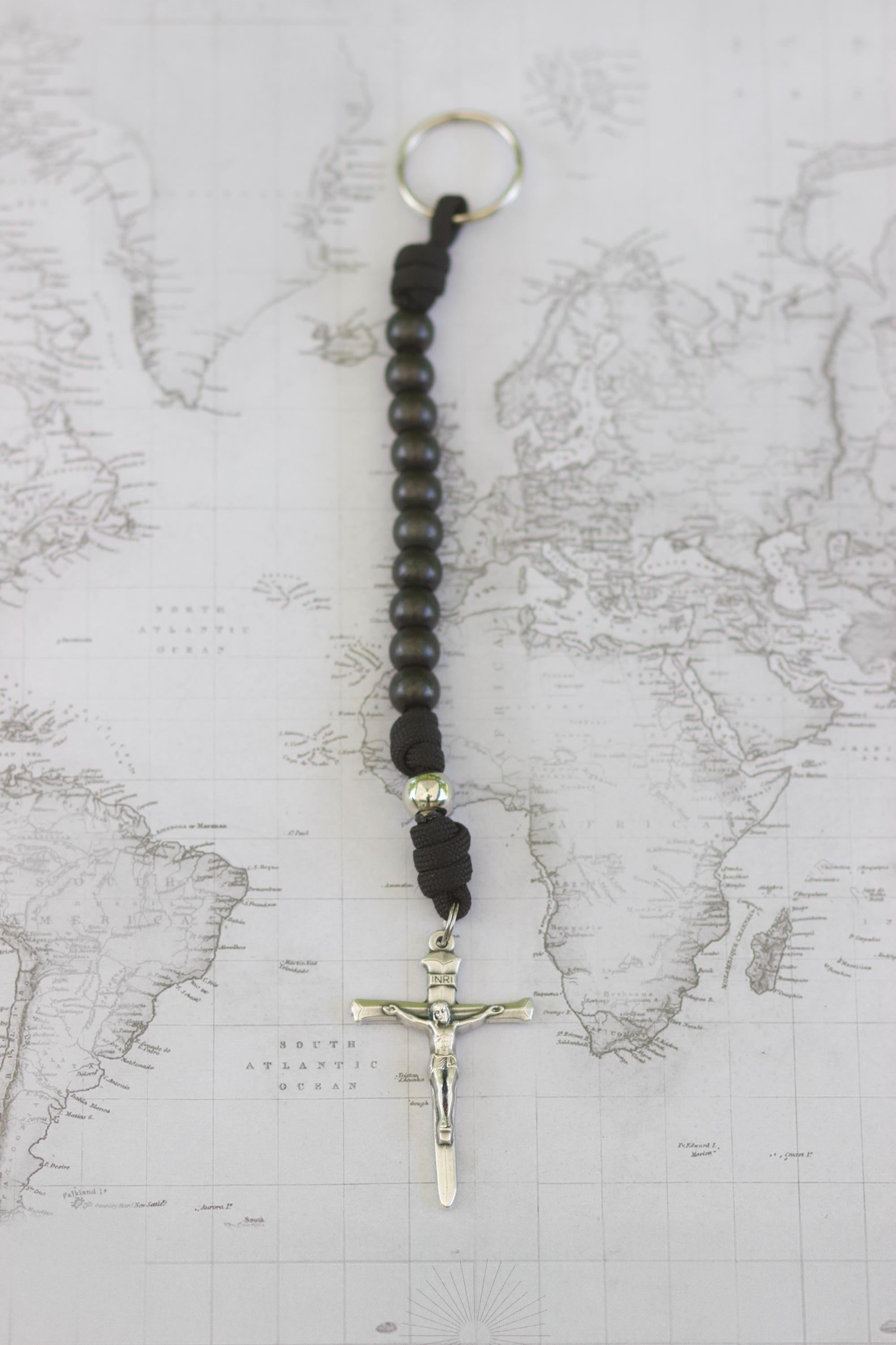 Iron Sharpens Iron Decade Keychain Rosary