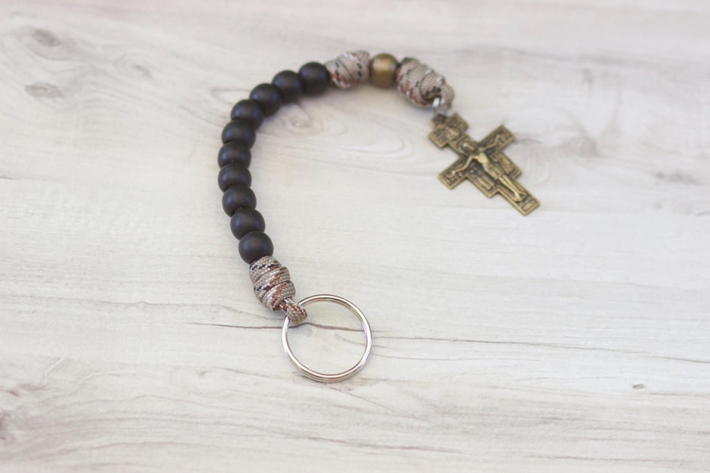 Desert Warrior Decade Keychain Rosary