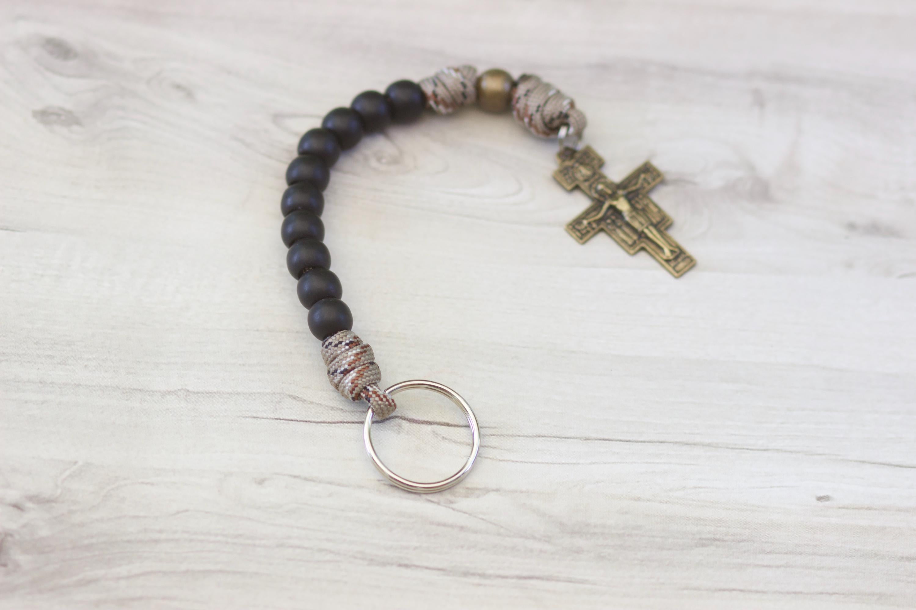 Desert Warrior Decade Keychain Rosary