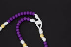 Purple and Yellow Paracord Rosary