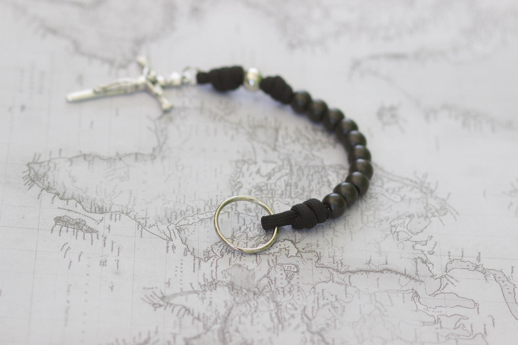 Iron Sharpens Iron Decade Keychain Rosary