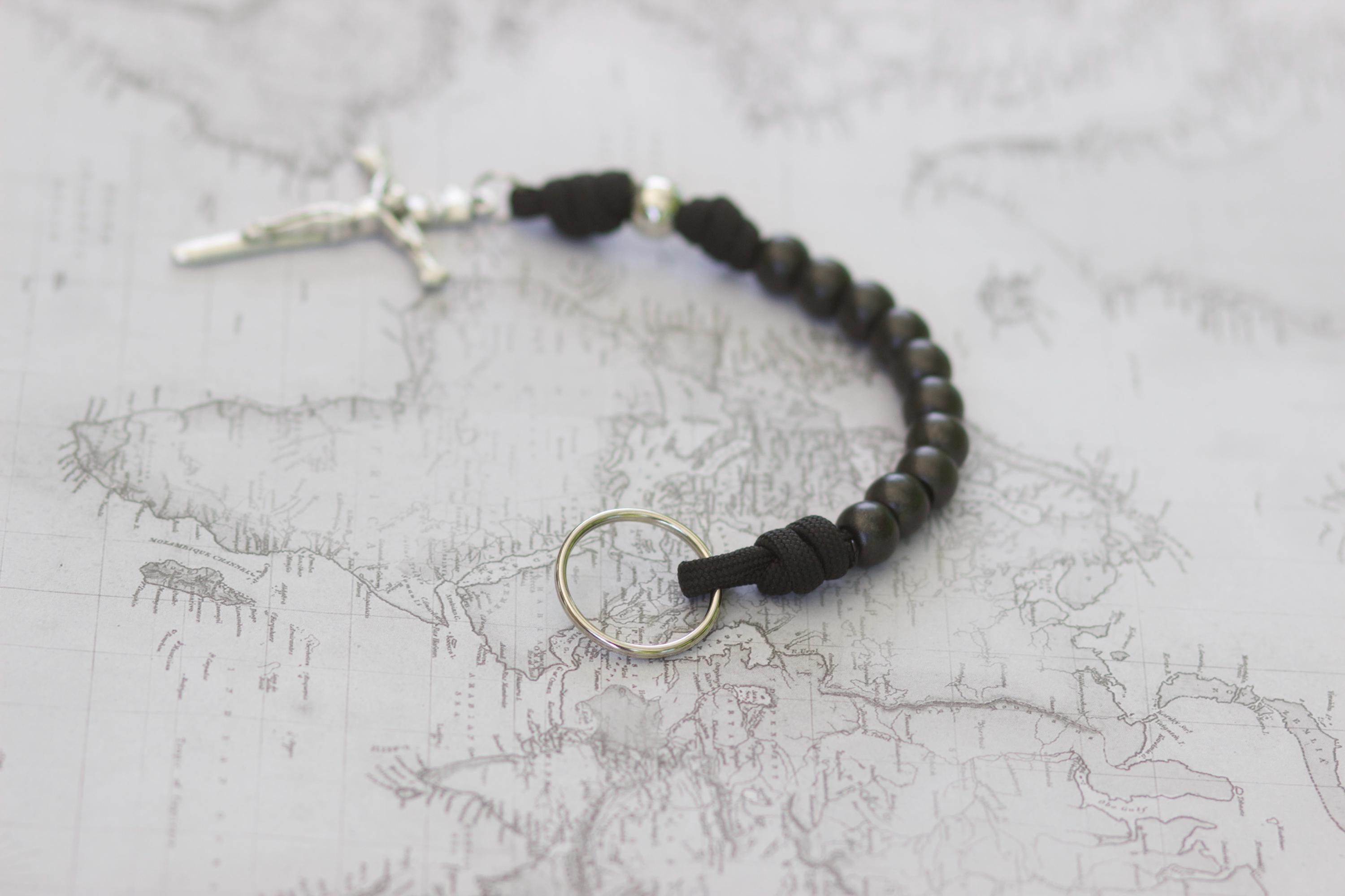 Iron Sharpens Iron Decade Keychain Rosary