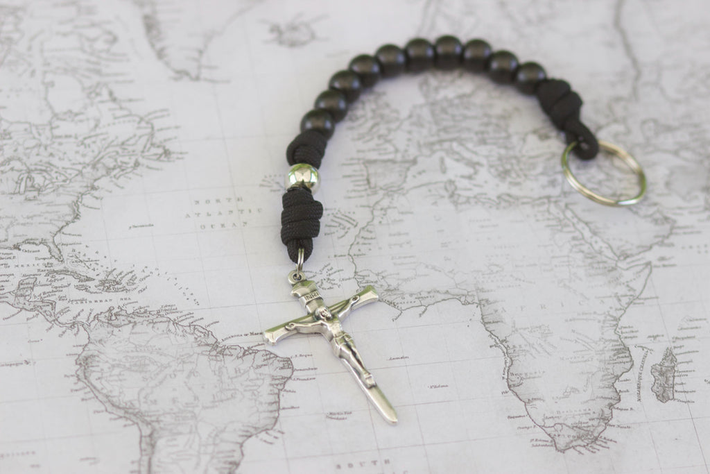 Iron Sharpens Iron Decade Keychain Rosary