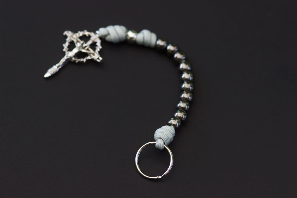 Ashes to Ashes Decade Keychain Rosary