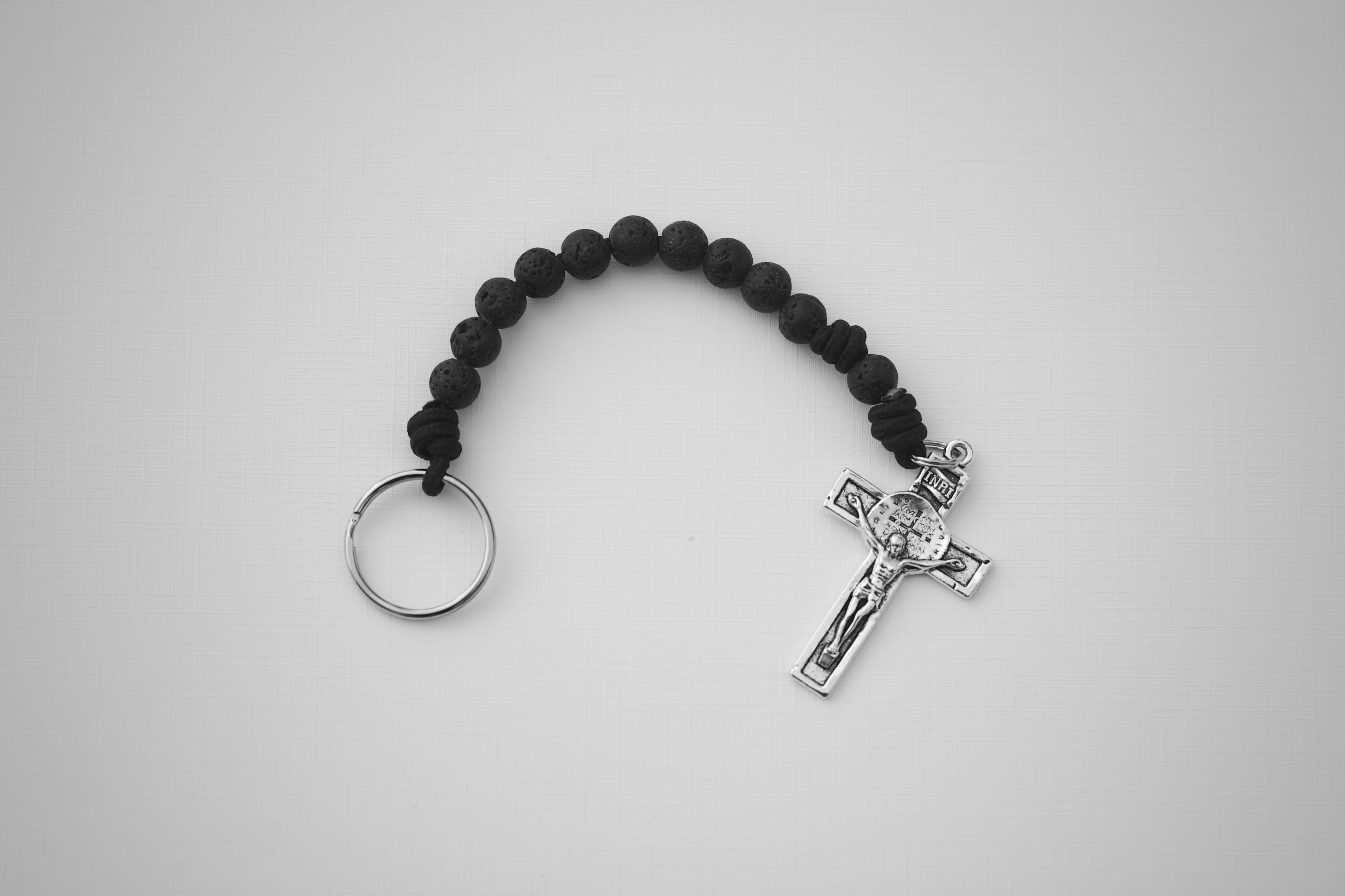 Memento Mori Decade Keychain Rosary