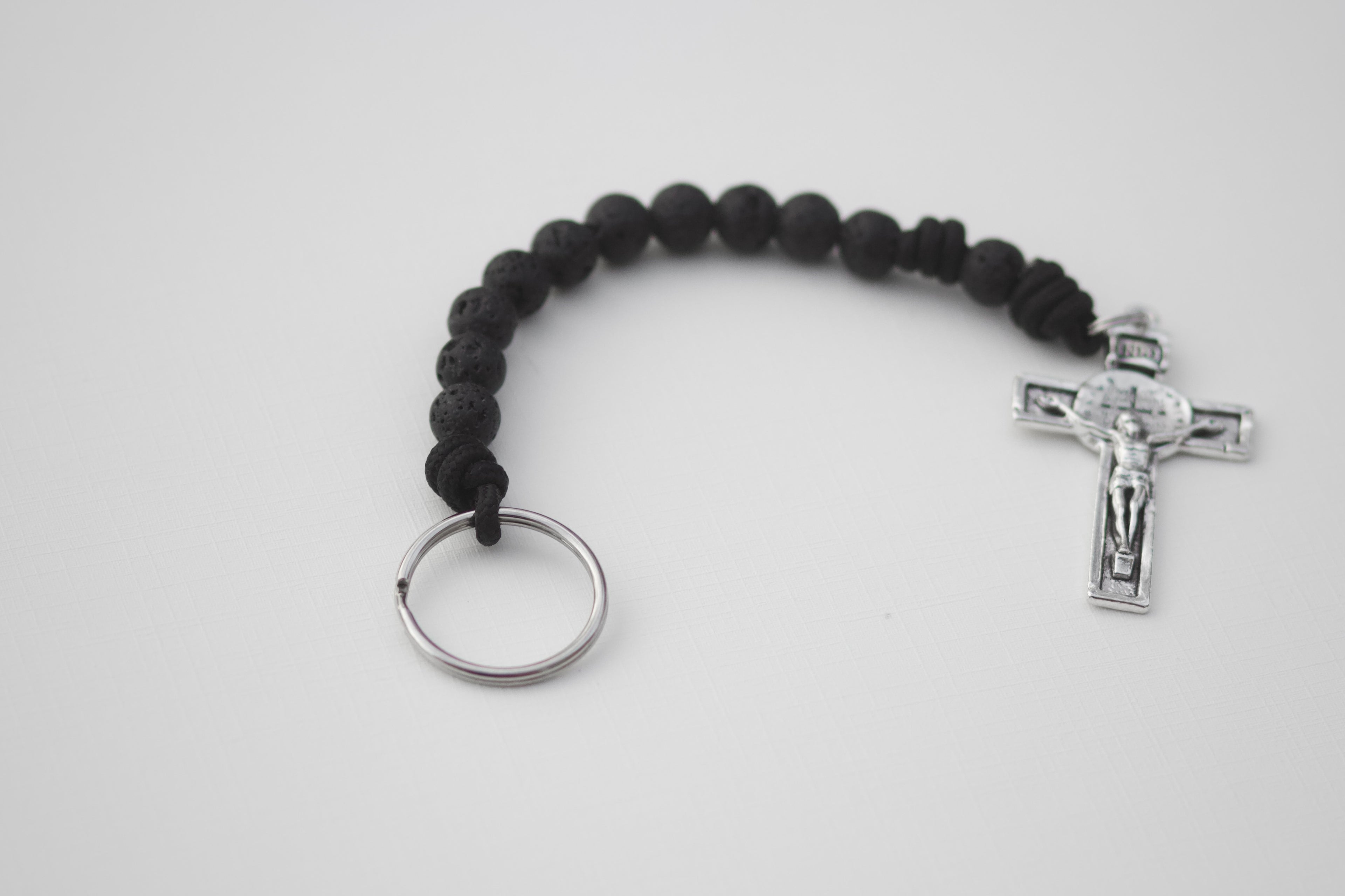 Memento Mori Decade Keychain Rosary