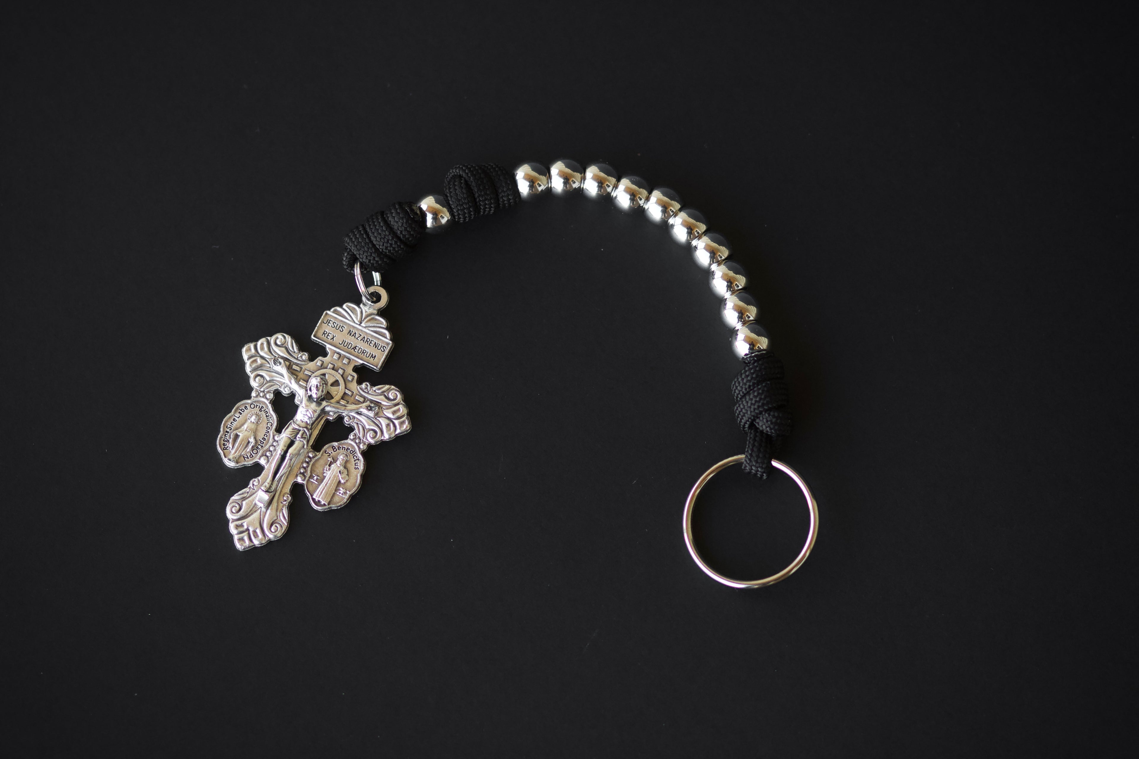 Ora Et Labora Decade Keychain Rosary