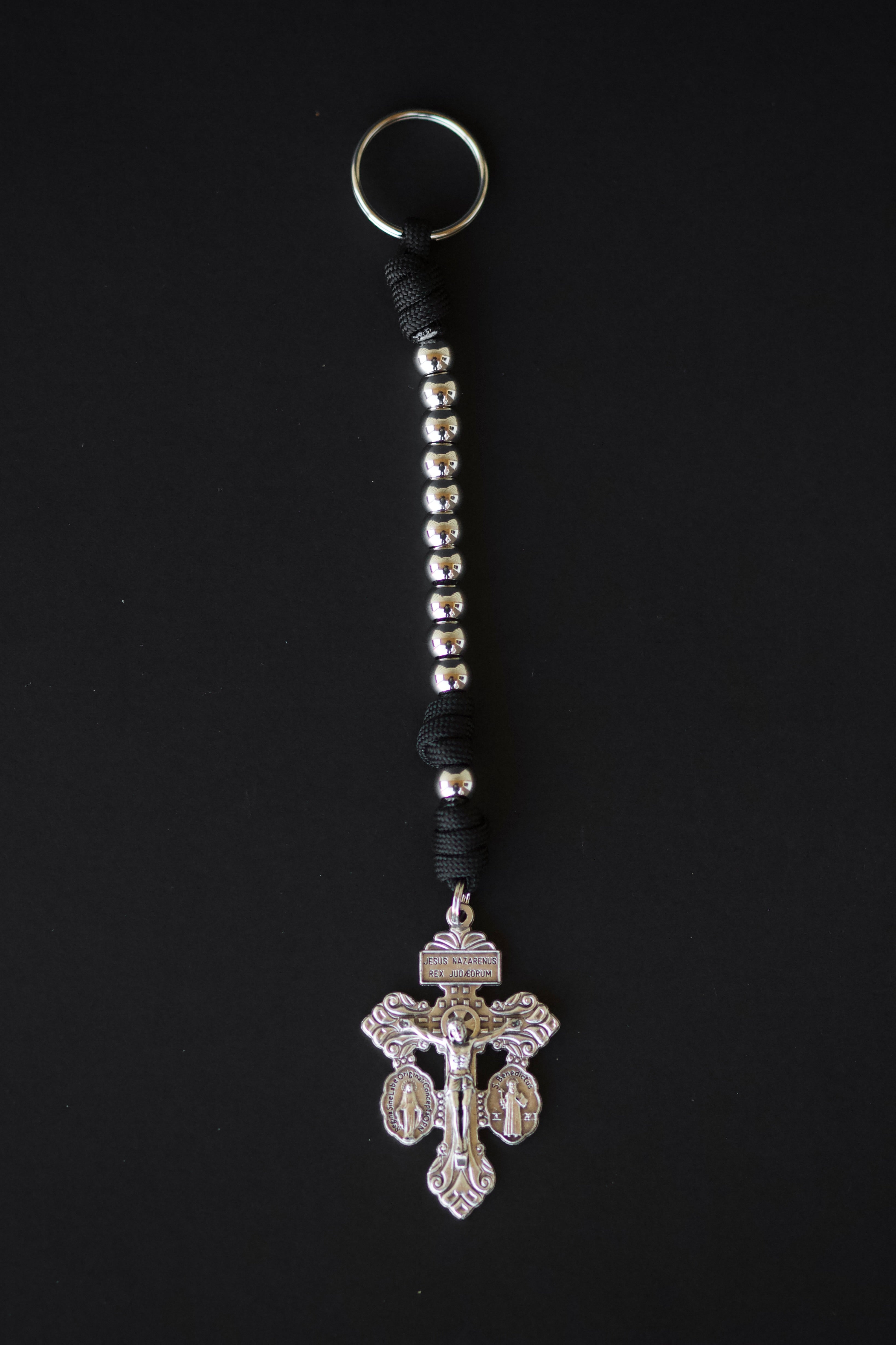 Ora Et Labora Decade Keychain Rosary