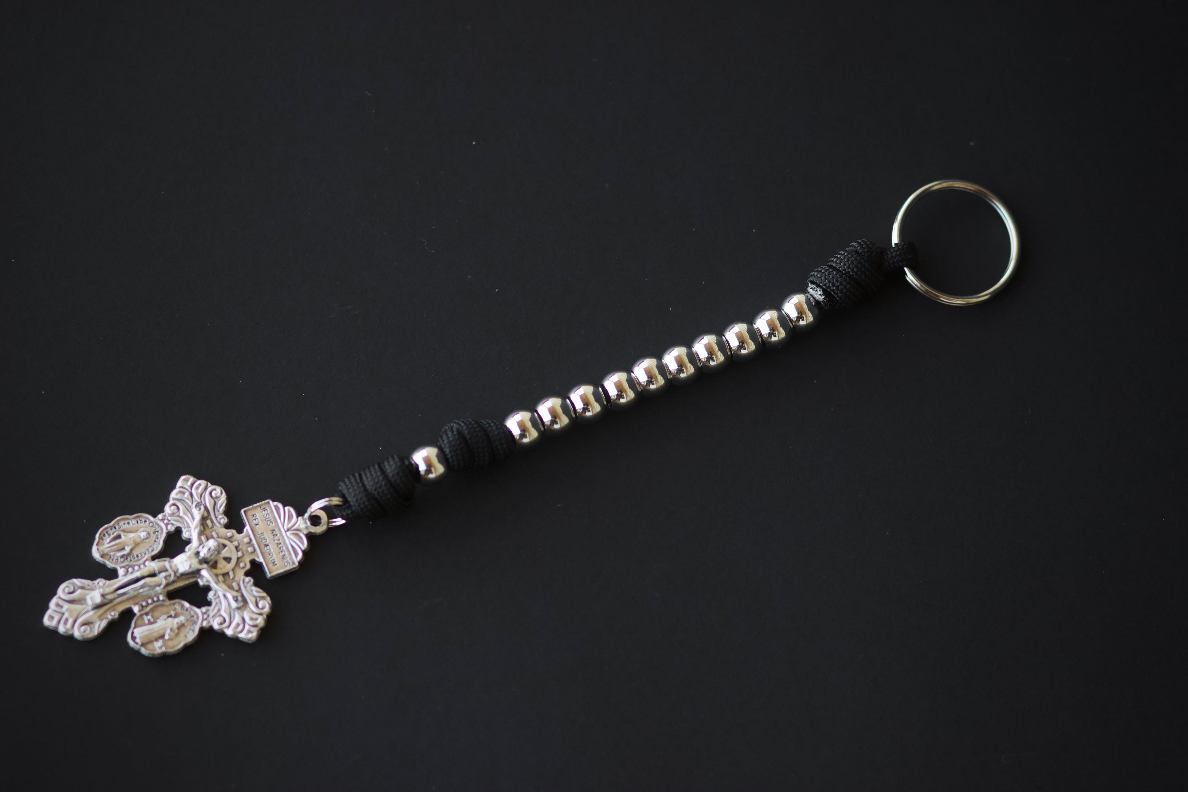 Ora Et Labora Decade Keychain Rosary