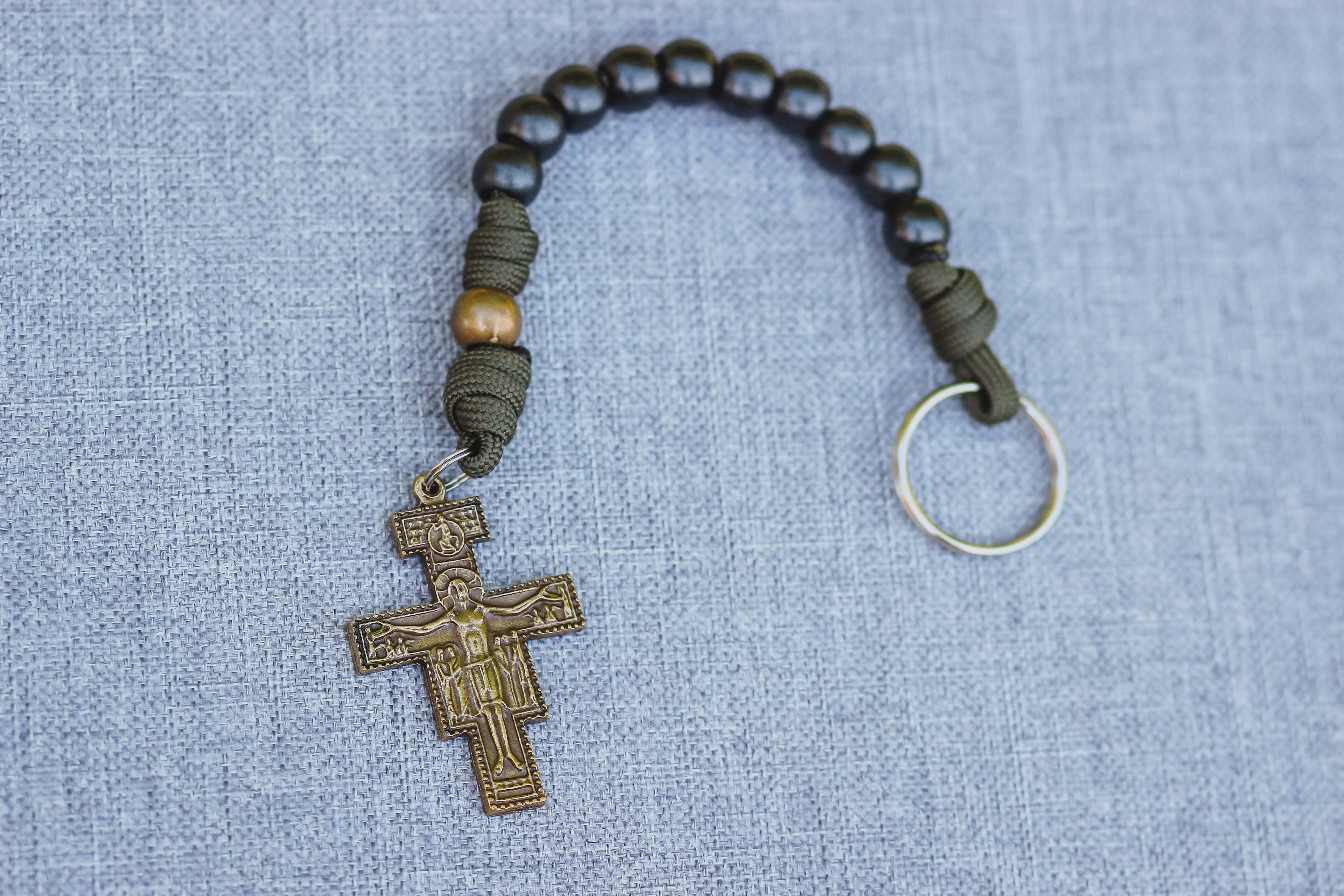 Olive Branch Decade Keychain Rosary