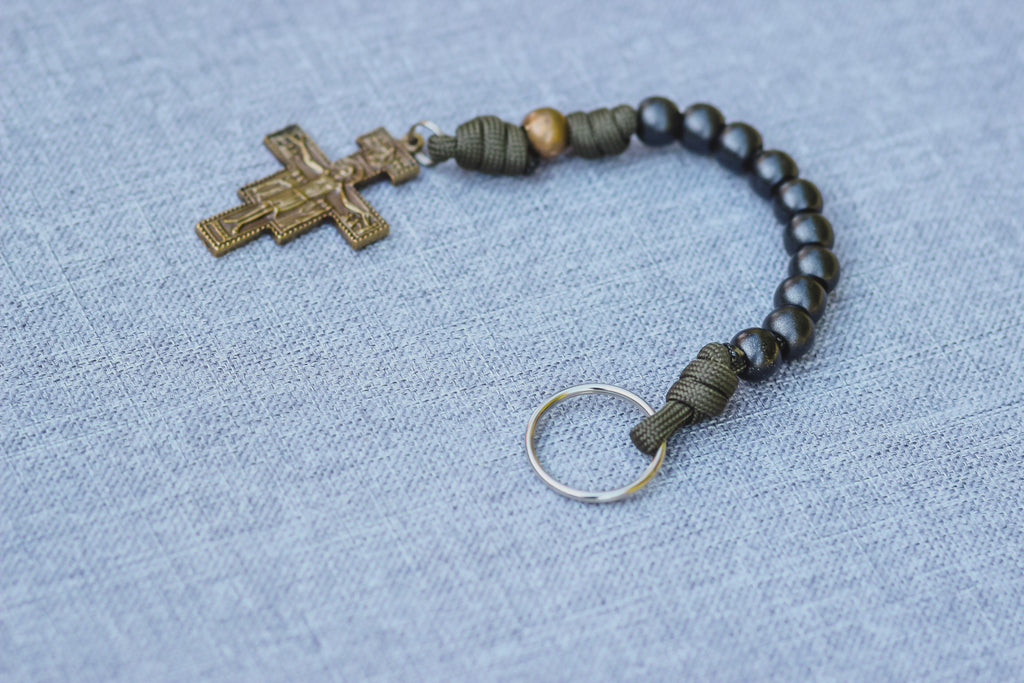 Olive Branch Decade Keychain Rosary