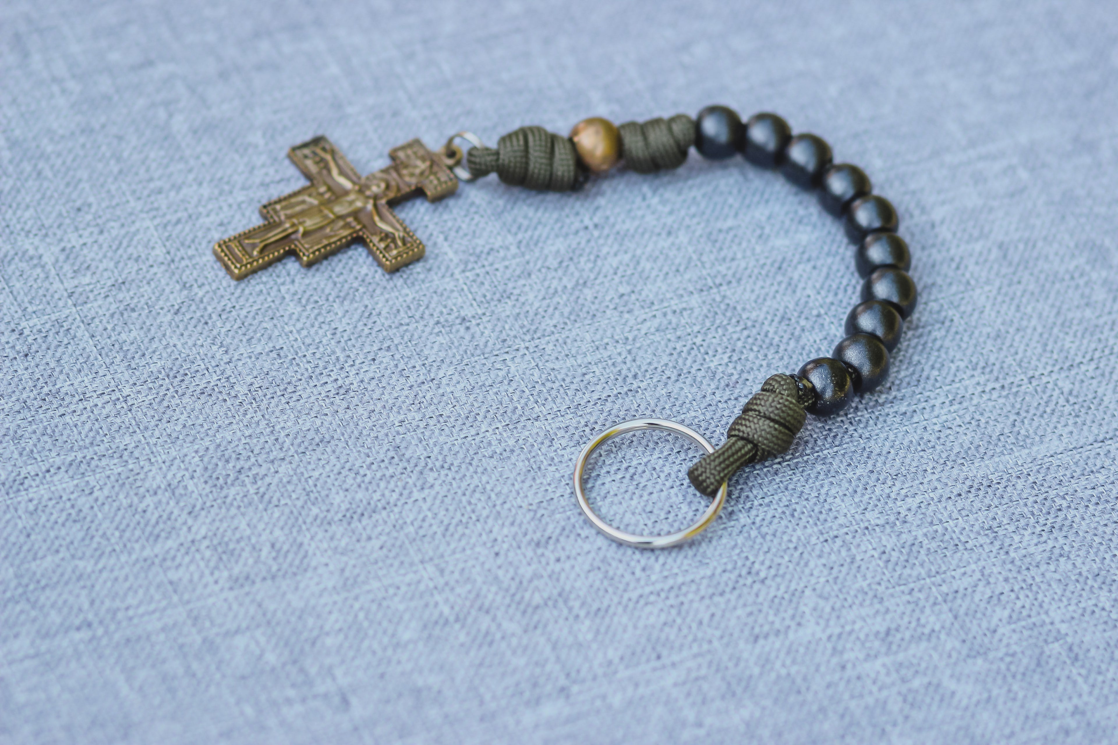 Olive Branch Decade Keychain Rosary