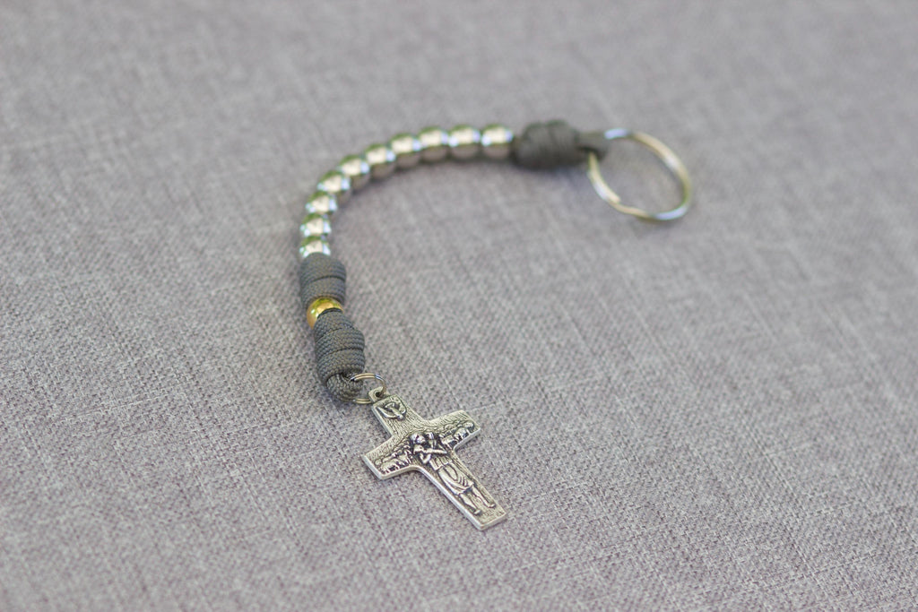 Soldier of Christ Decade Keychain Rosary