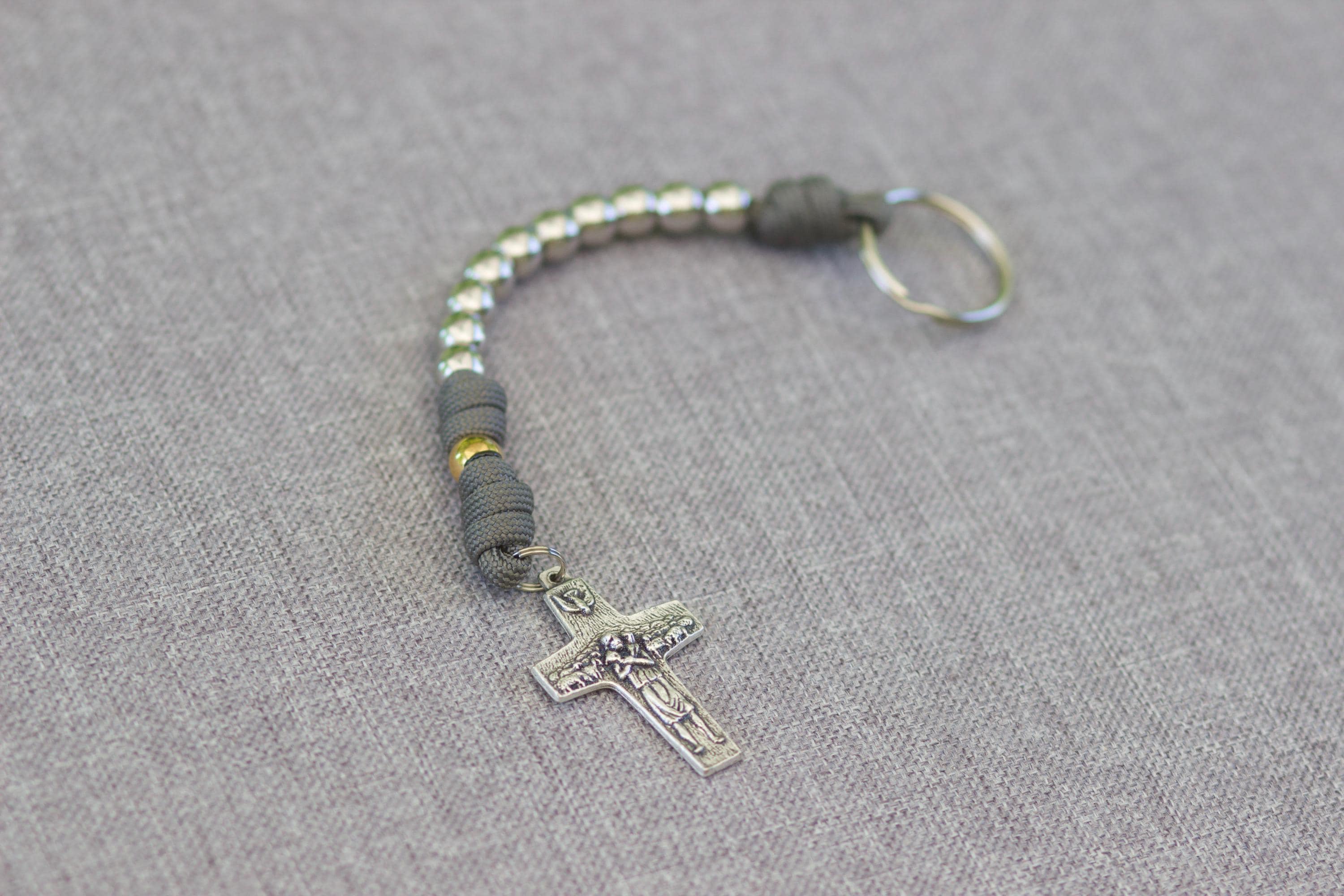 Soldier of Christ Decade Keychain Rosary