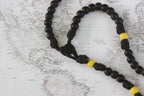 Black and Yellow Paracord Rosary