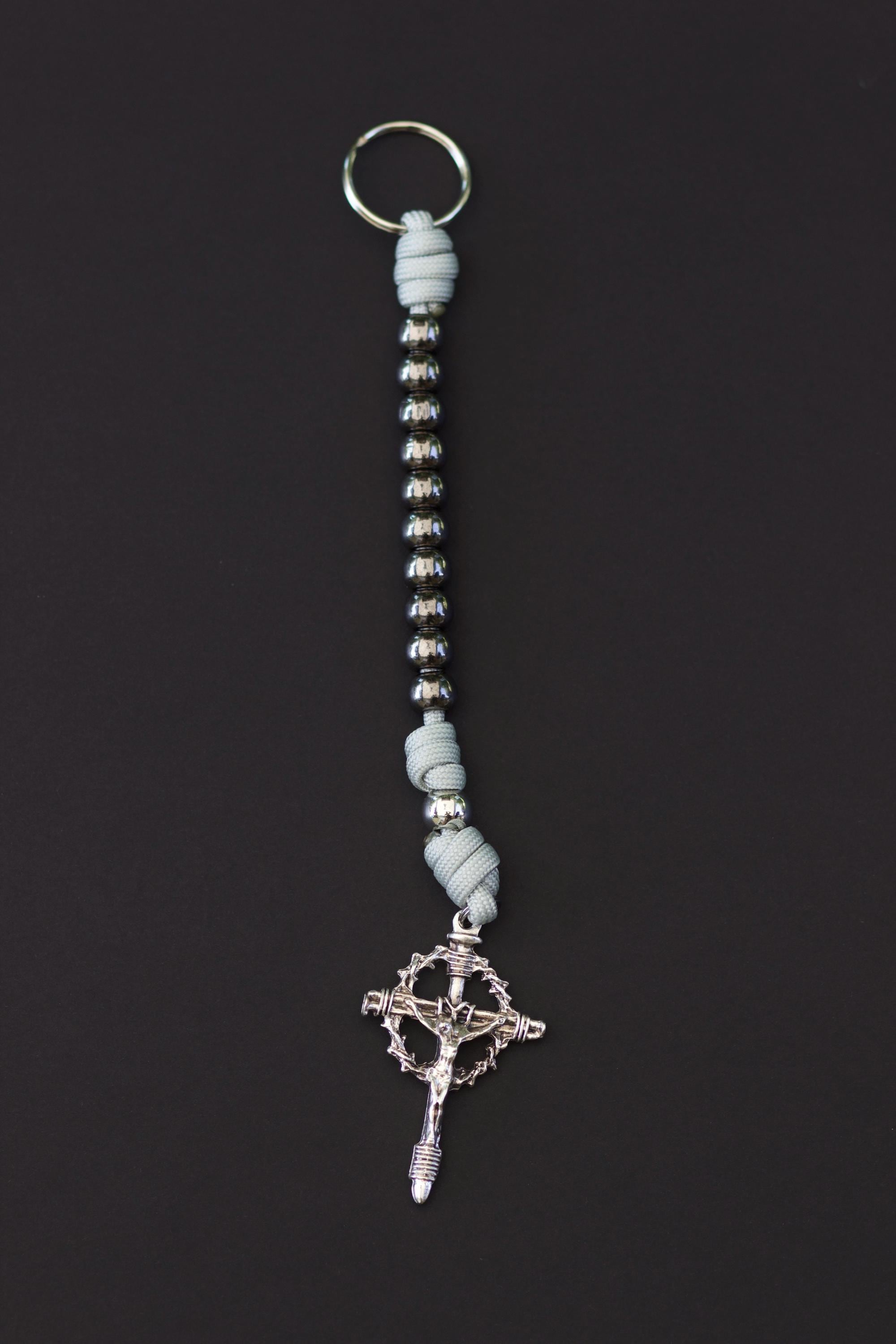 Ashes to Ashes Decade Keychain Rosary