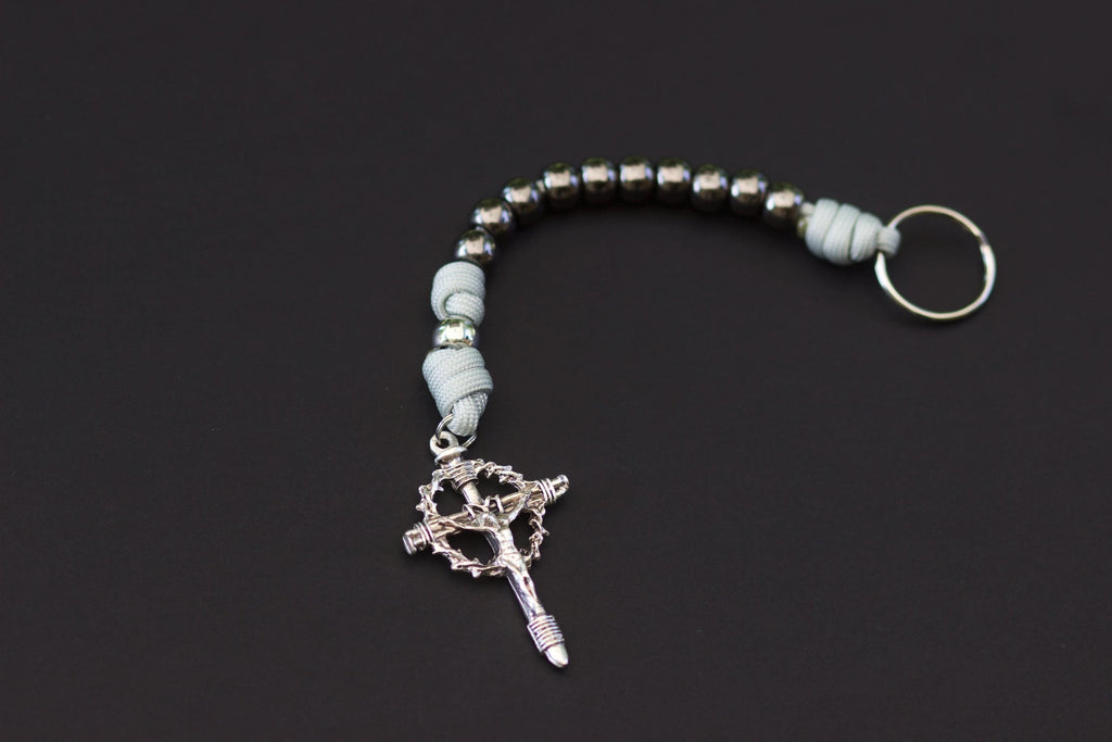 Ashes to Ashes Decade Keychain Rosary